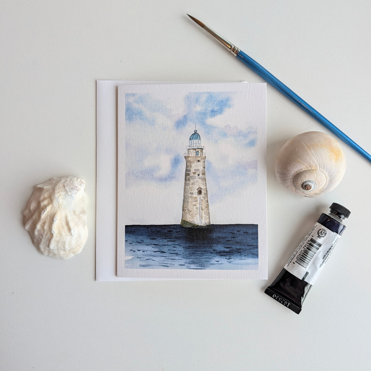Minot Light Note Card by Danielle Driscoll