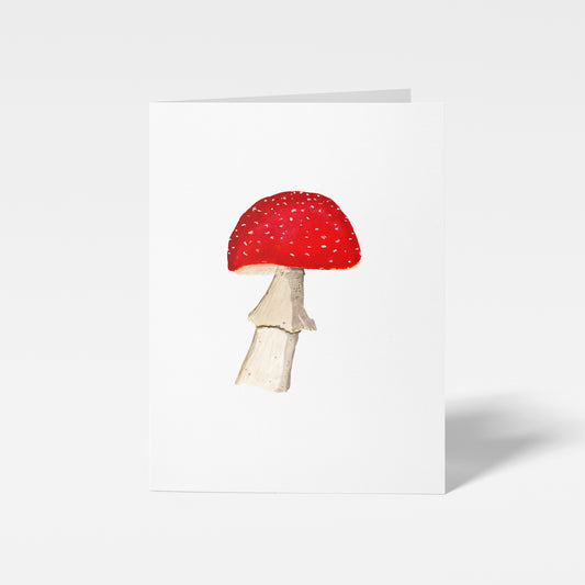 Mushroom Mini Note Card by Danielle Driscoll | Finding Silver Pennies