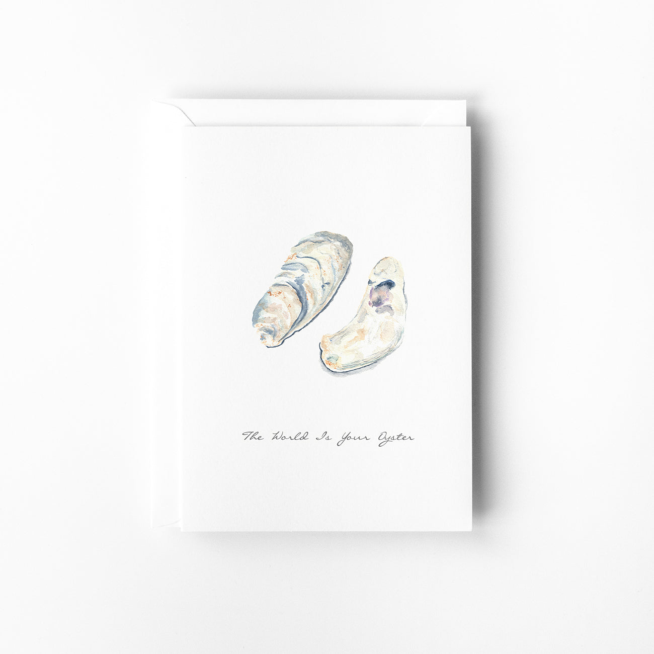 Oyster Mini Card by Danielle Driscoll | Finding Silver Pennies