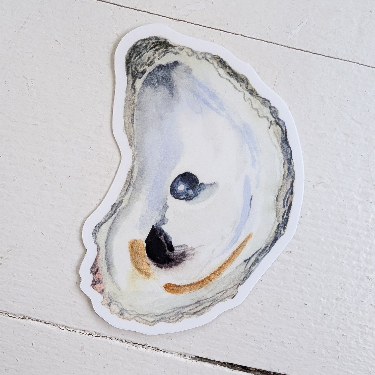 Oyster with Pearl Sticker