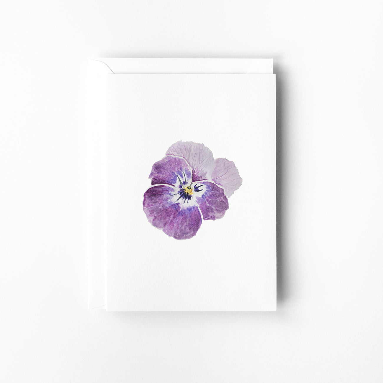 Pansy mini card by Danielle Driscoll | Finding Silver Pennies