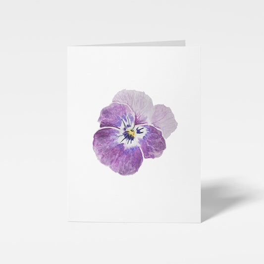 Pansy mini card by Danielle Driscoll | Finding Silver Pennies