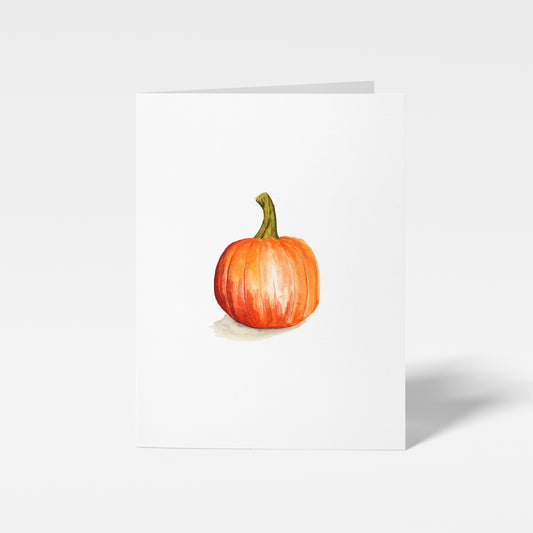 Pumpkin Mini Note Card by Danielle Driscoll | Finding Silver Pennies