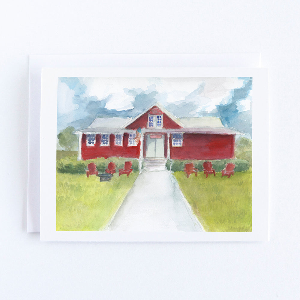 Scituate Beach Association Note Card by John Driscoll | Ink Harbour Illustrations