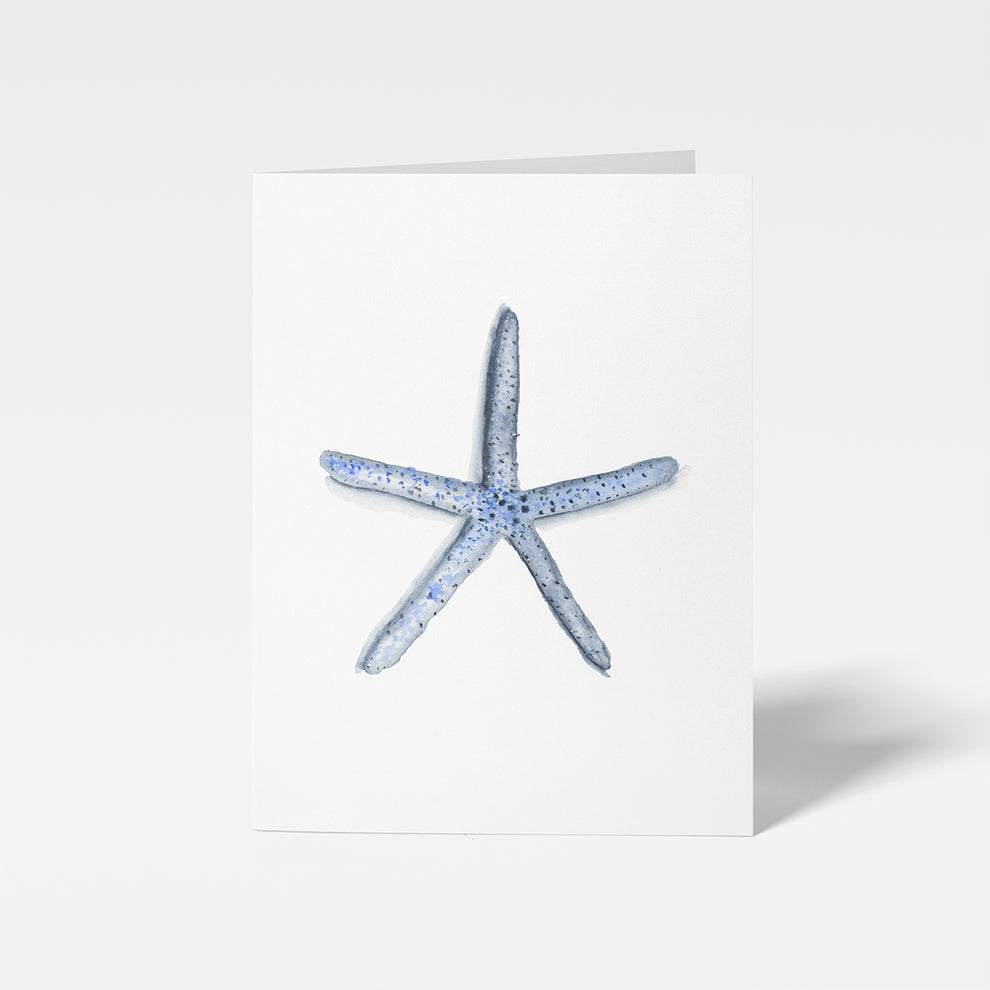 Blue Starfish Mini Note Card – Finding Silver Pennies