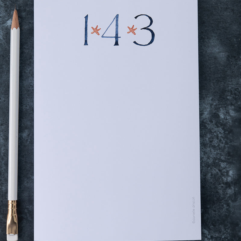 143 Watercolor Notepad – Finding Silver Pennies