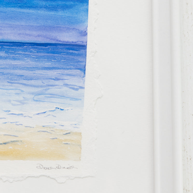 Abstract Ocean Original Painting by Danielle Driscoll | Finding Silver Pennies #watercolor #ocean #coastal