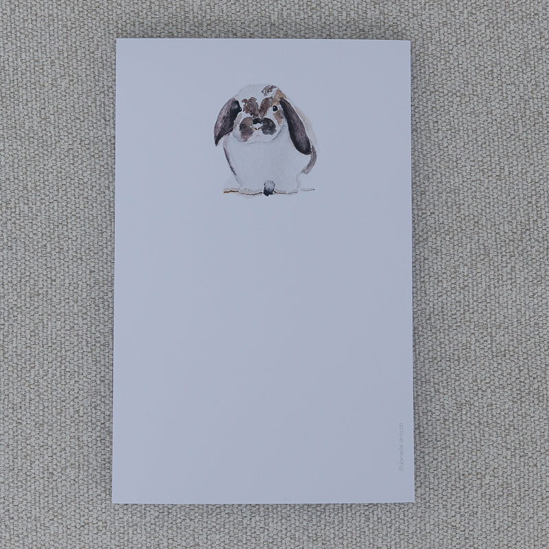 Bunny Watercolor Notepad