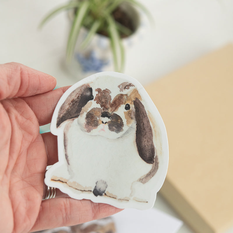 Bunny sticker by Danielle Driscoll | Finding Silver Pennies