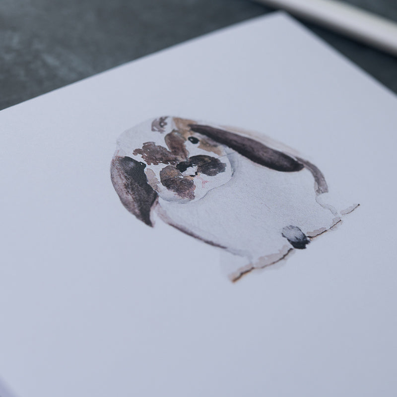 Bunny Watercolor Notepad