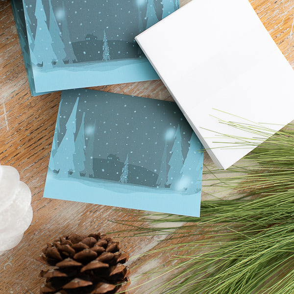 Winter Landscape Note Cards with Envelope (boxed set)