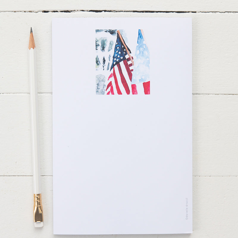 Flags Watercolor Notepad