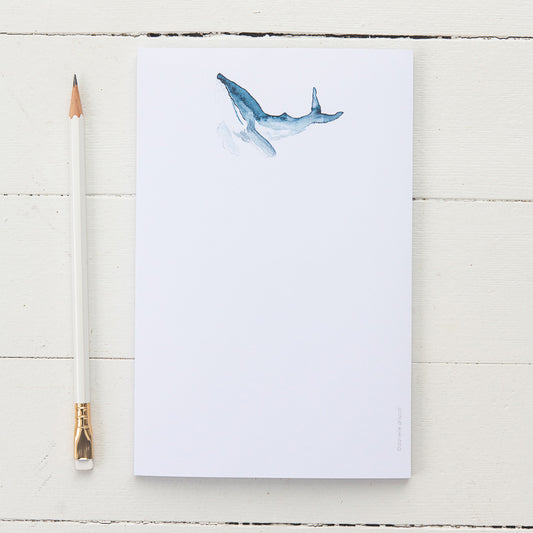 Humpback Whale Watercolor Notepad