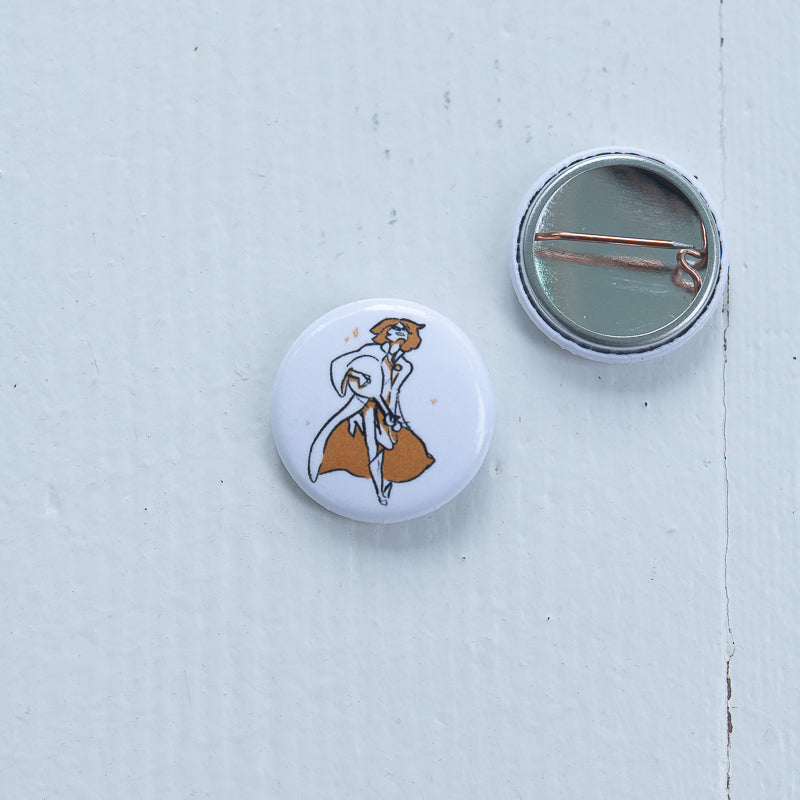 Lute Player 1 inch pin 