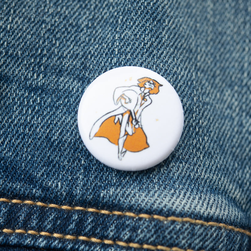 Lute Player 1 inch pin