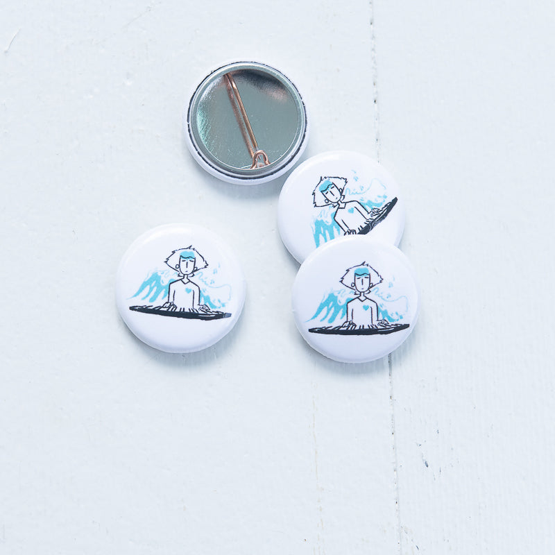The Pianist Illustrated 1" pins