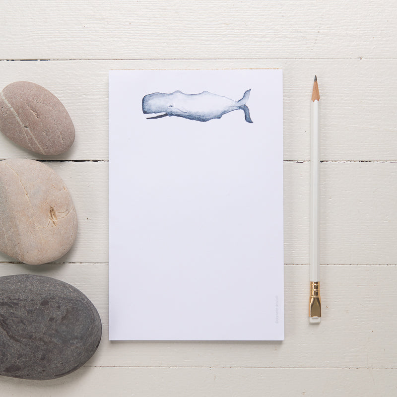 Whale Watercolor Notepad